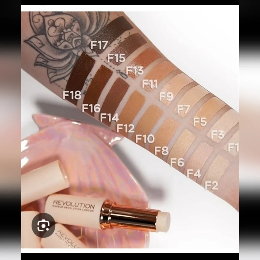5 Makeup Revolution Fast Base Stick Foundations
